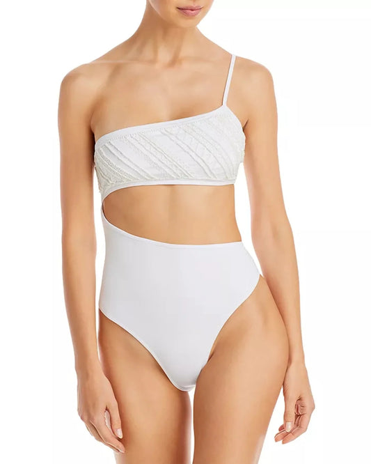 Ramy brook jamie asymmetric one piece swimsuit