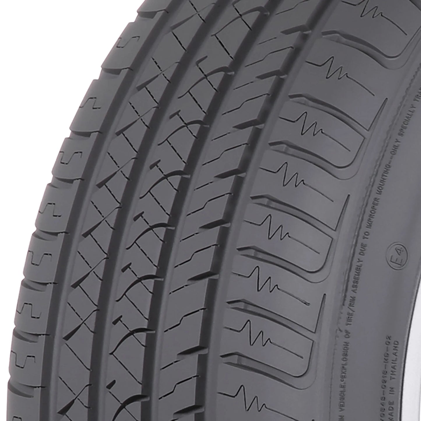 Thunderer clt lt265/75r16 123q light truck tire fits: 2000-02 dodge ram 2500 base, 2013-14 toyota fj cruiser base