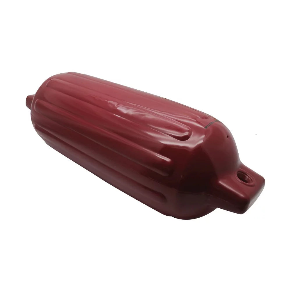 Extreme max 3006.7709 boattector inflatable fender - 8.5" x 27", cranberry