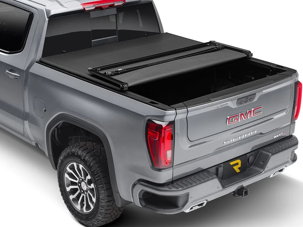 Extang by realtruck trifecta alx soft folding truck bed tonneau cover | 90422 | compatible with 2019 - 2024 dodge ram 1500 w/ and w/o multi-function (split) tailgate 6' 4" bed (76.3")