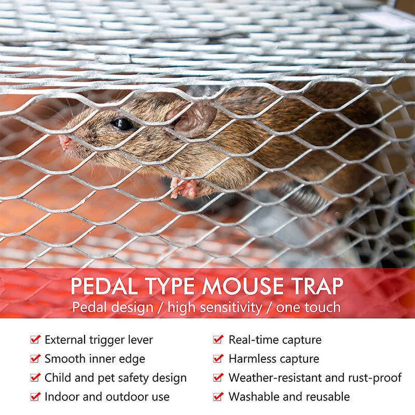 Angfeng humane rat trap cage animal pest rodent mice mouse control live bait catch