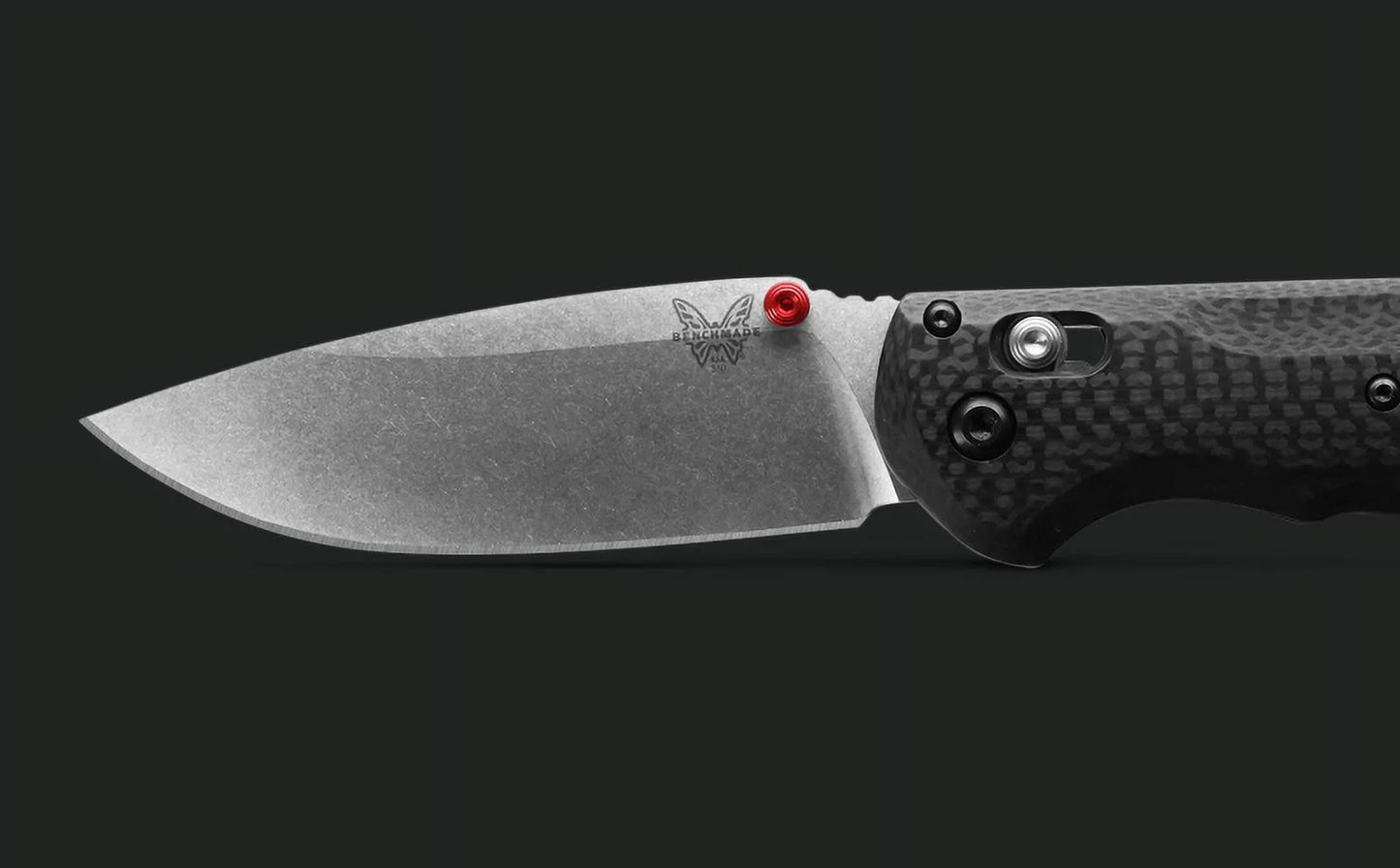 Benchmade 560-03 freek carbon fiber 3.6" drop-point stainless steel blade folding pocket knife