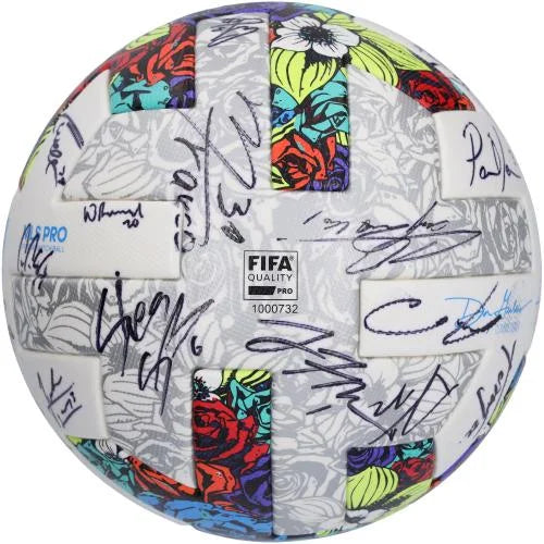 San jose earthquakes match-used soccer ball from the 2022 mls season with 25 signatures - ba88054 - fanatics authentic certified