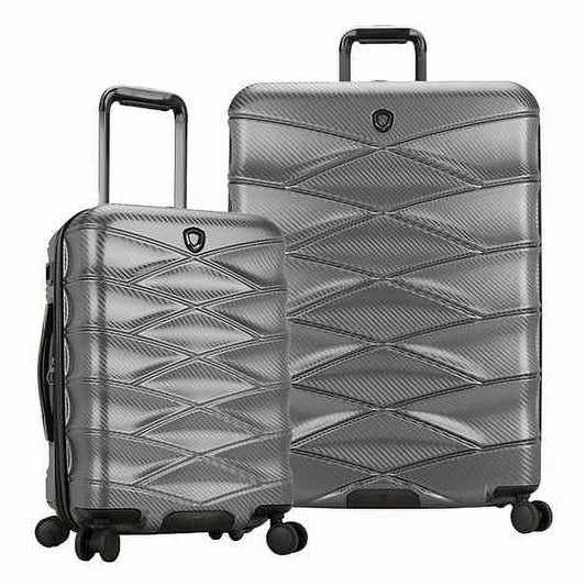 Traveler's choice granville ii 2-piece gray luggage set - grey