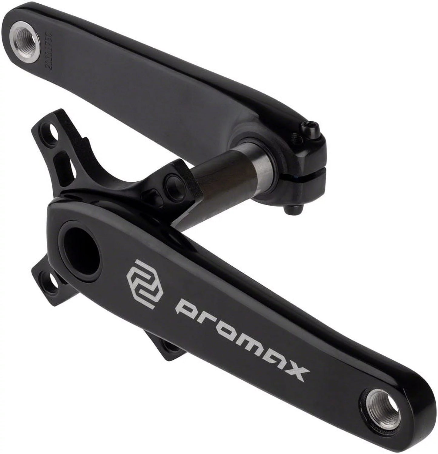 Promax hf-2 crankset - 180mm, 24mm spindle, 2-piece, black