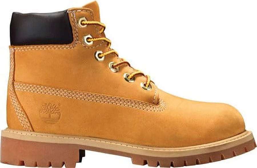 Timberlandtimberland 6-inch premium waterproof junior big kids bootswheat nubuck5w