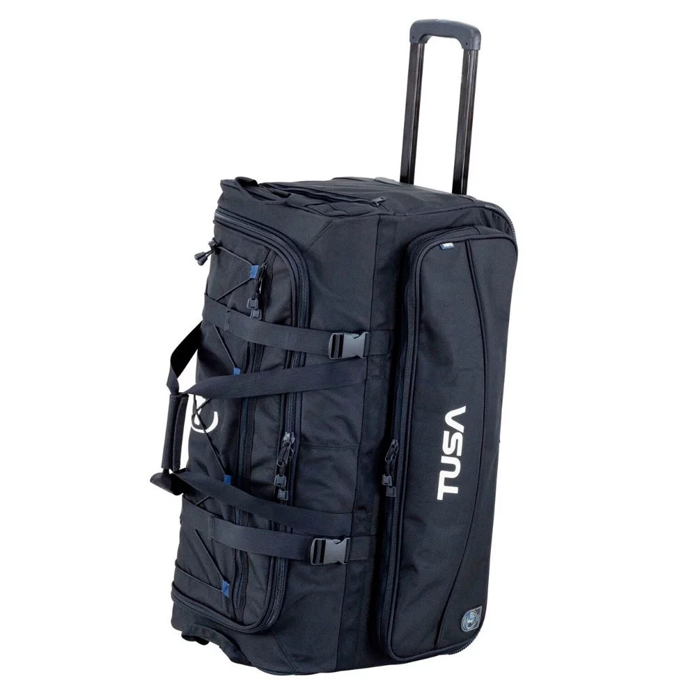 Tusa  adult unisex roller black duffel bag (rd-2-bk)