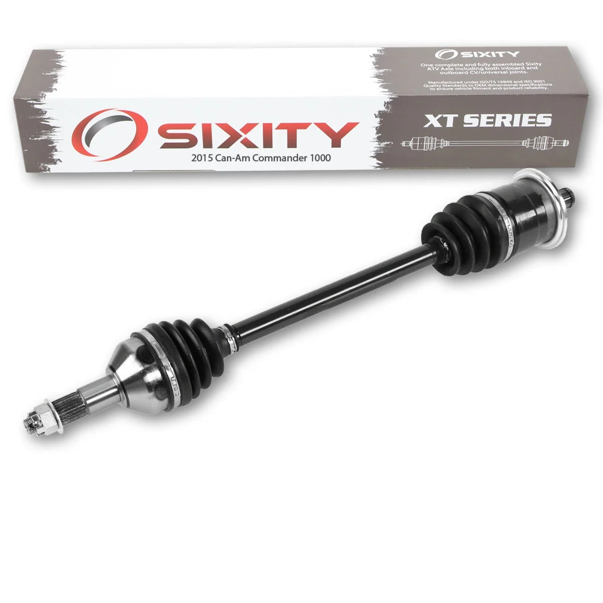 Sixity xt rear left axle compatible with can-am commander 1000 2015 - ltd 4x4