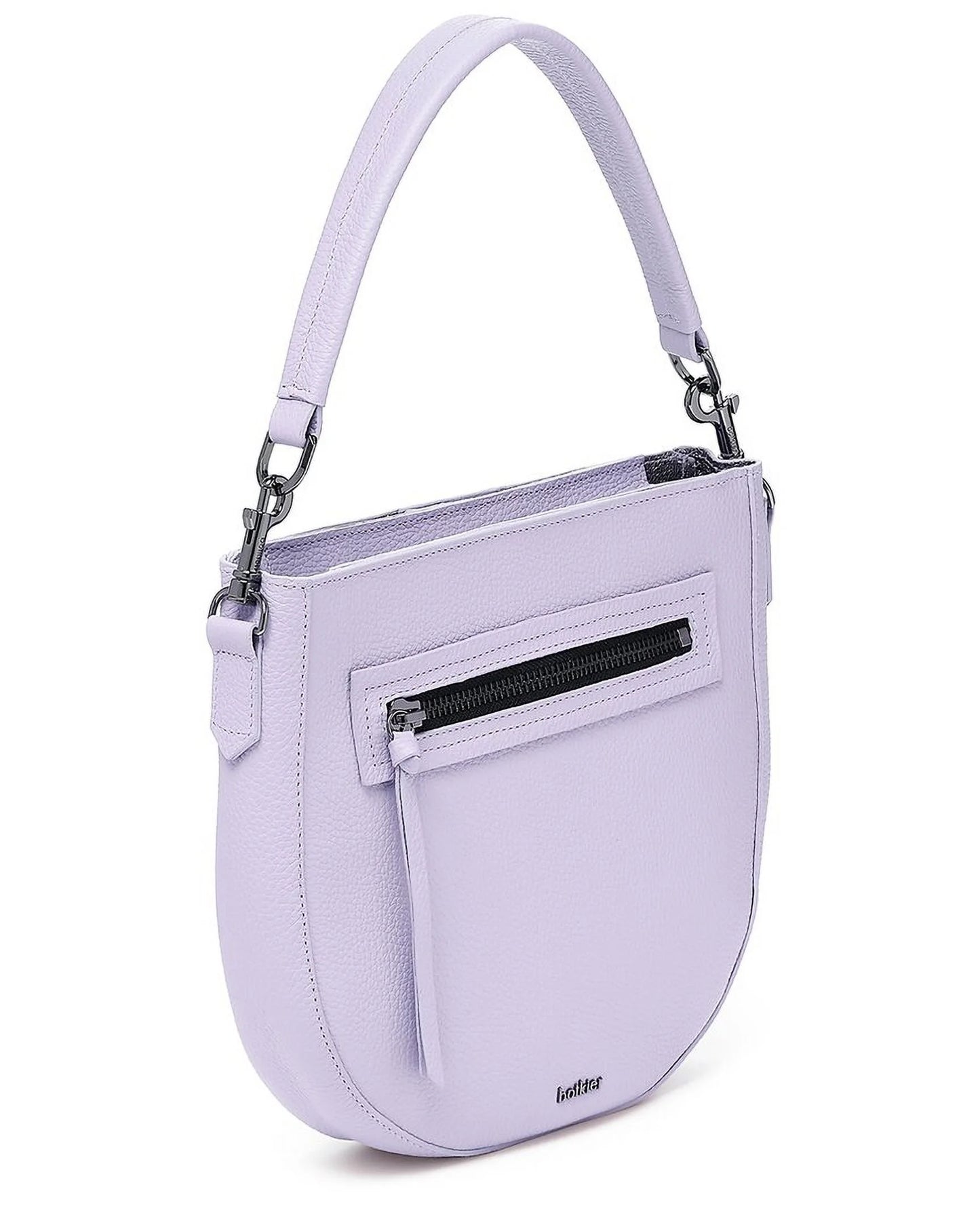 Botkier beatrice leather saddle bag, purple