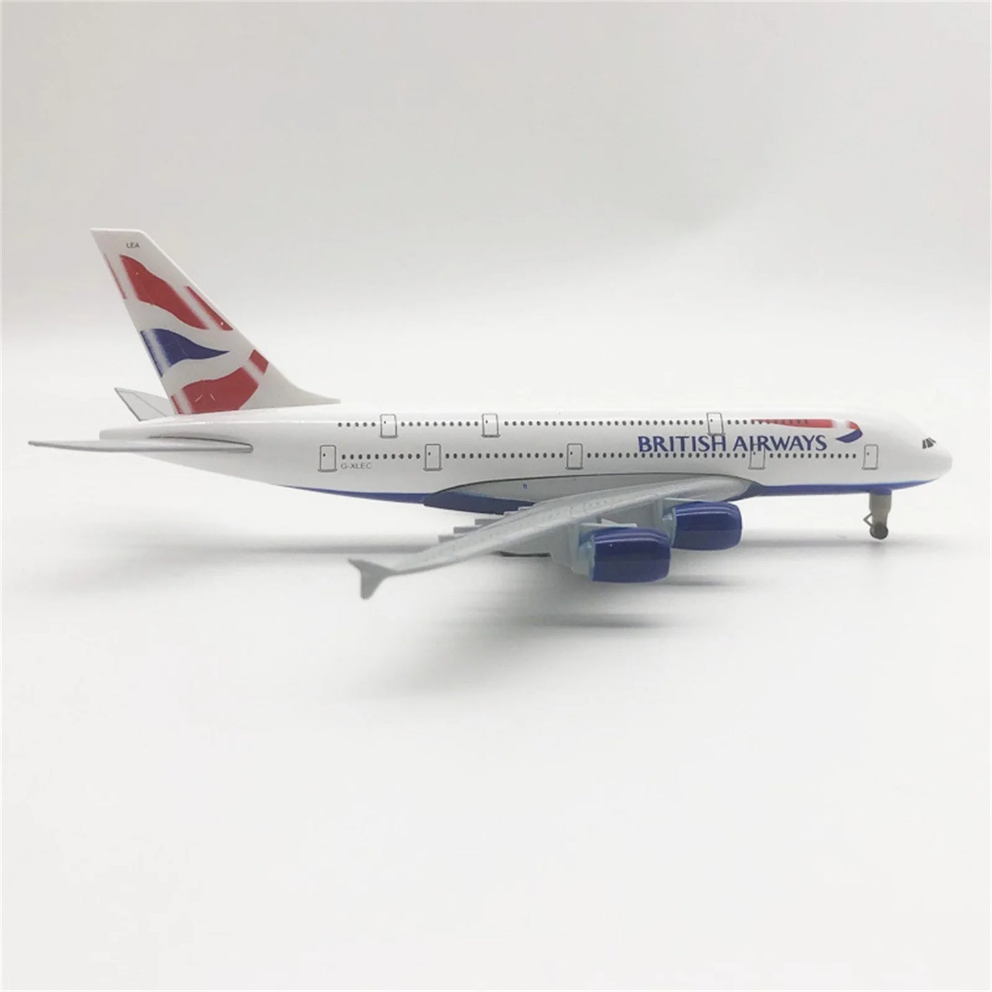 British airways a380 alloy plane model retro and elegant decoration aircraft model for living room or display room