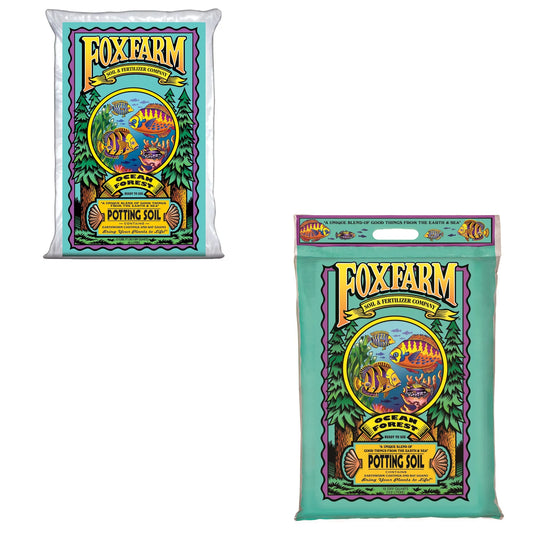 Foxfarm potting soil mix, 40lbs. & foxfarm organic potting soil mix, 11.9lbs