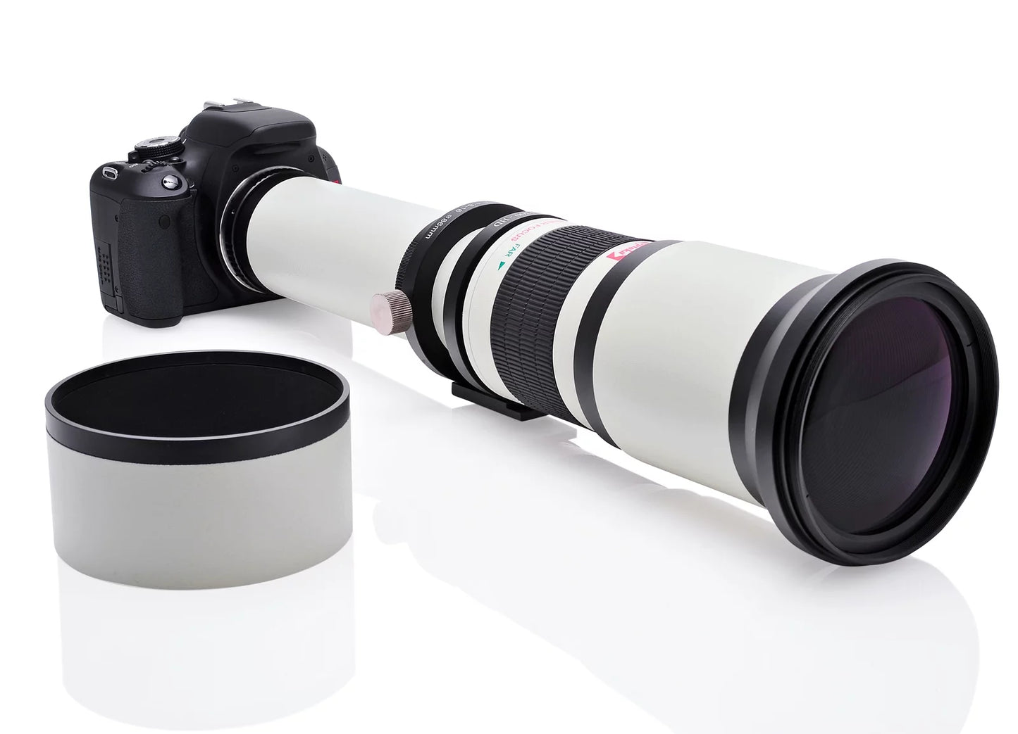 Opteka 650-1300mm (with 2x- 1300-2600mm) f/8 manual telephoto lens + uv for sony alpha a99 ii, a99, a77, a68, a65, a58, a57, a55, a37, a35, a33, a900, a700, a580, a560, a550, a390 digital slr cameras