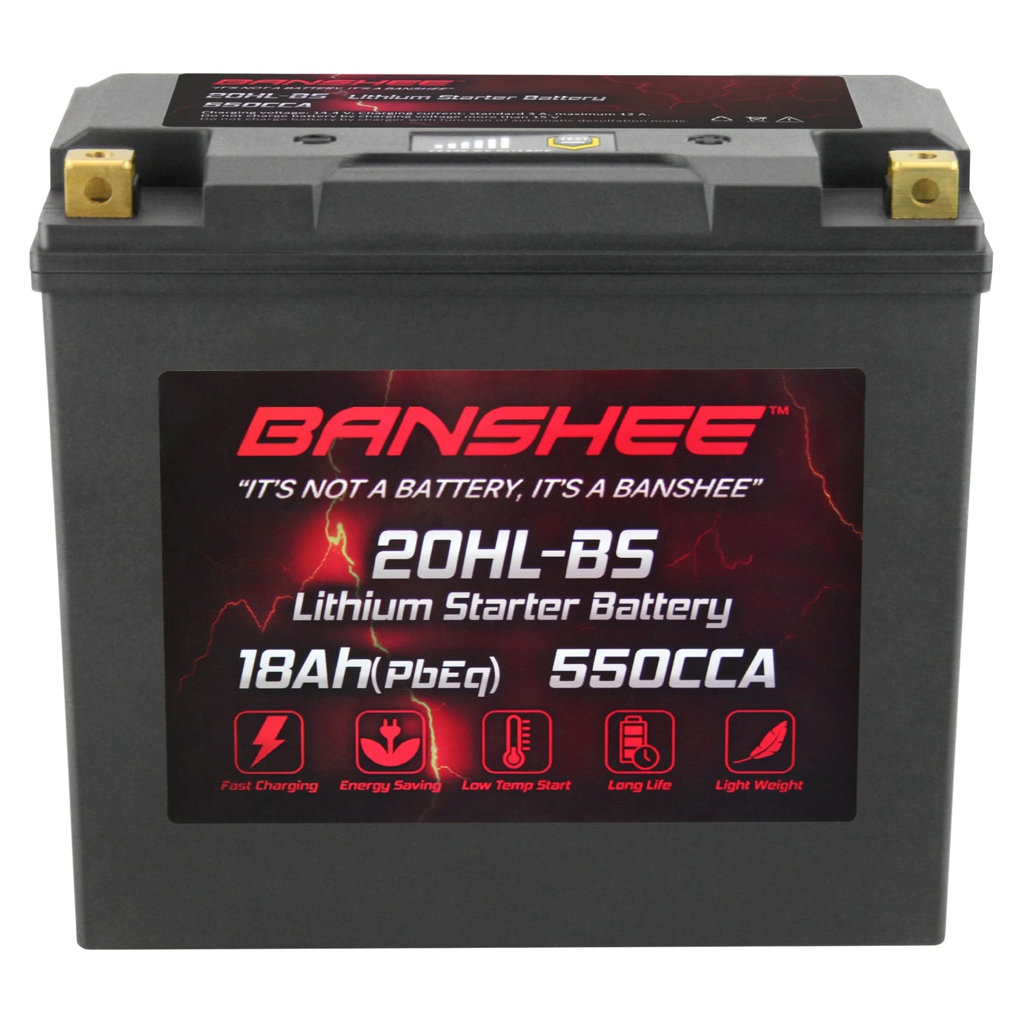 Banshee ytx20l-bs lifepo4 motorsports battery compatible with sea-doo rxt 230 2018 to 2018