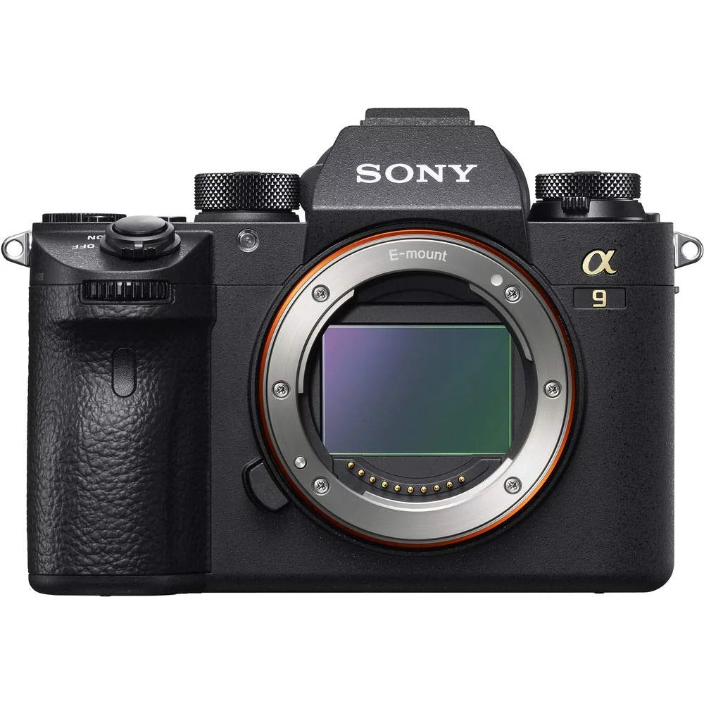 Sony alpha a9 mirrorless camera ilce9/b with sony fe 24-70mm lens, soft bag, additional battery, 64gb memory card, card reader , plus essential accessories