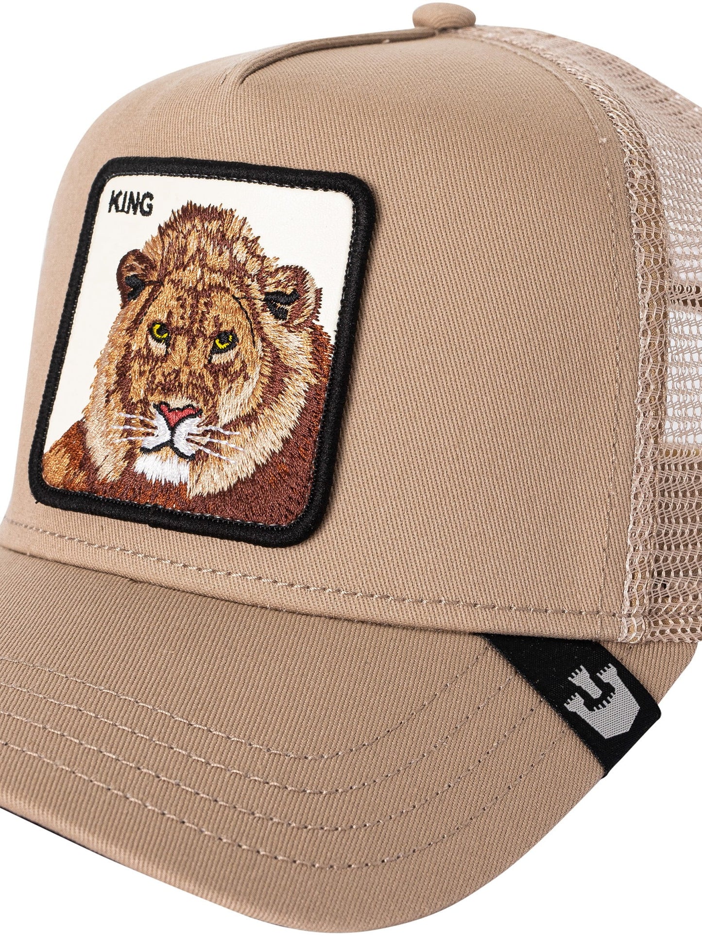 Goorin bros. the king lion trucker cap, beige