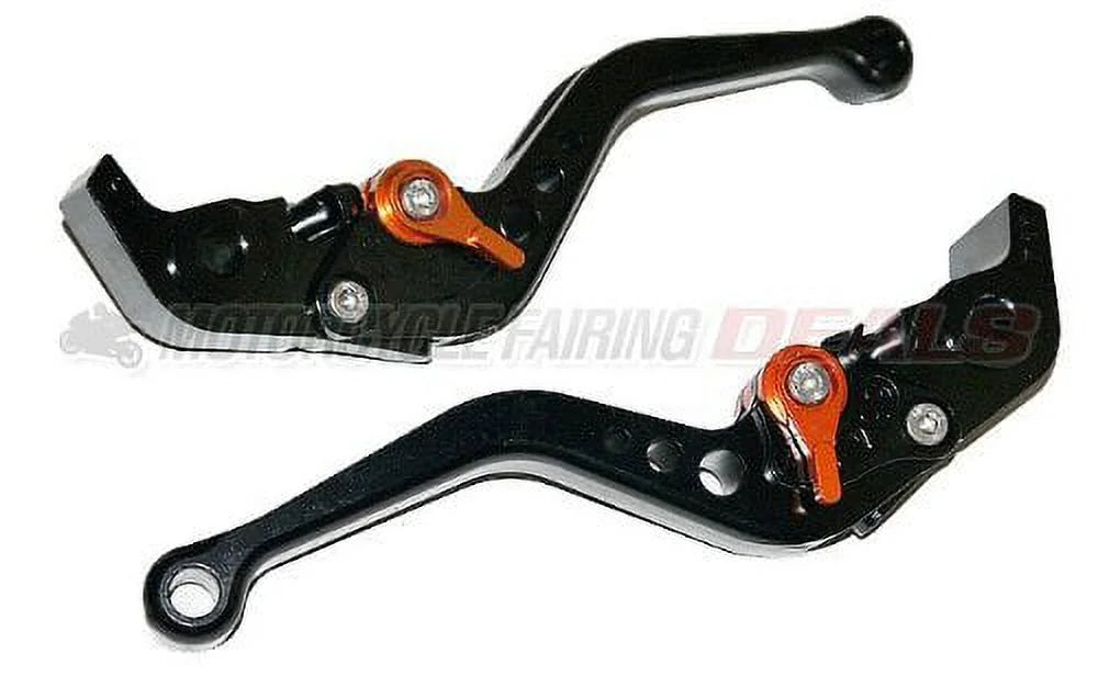 Ducati s4rs (2006 - 2008) and multistrada 1200 (2010 - 2012) adjustable shorty brake clutch lever black color