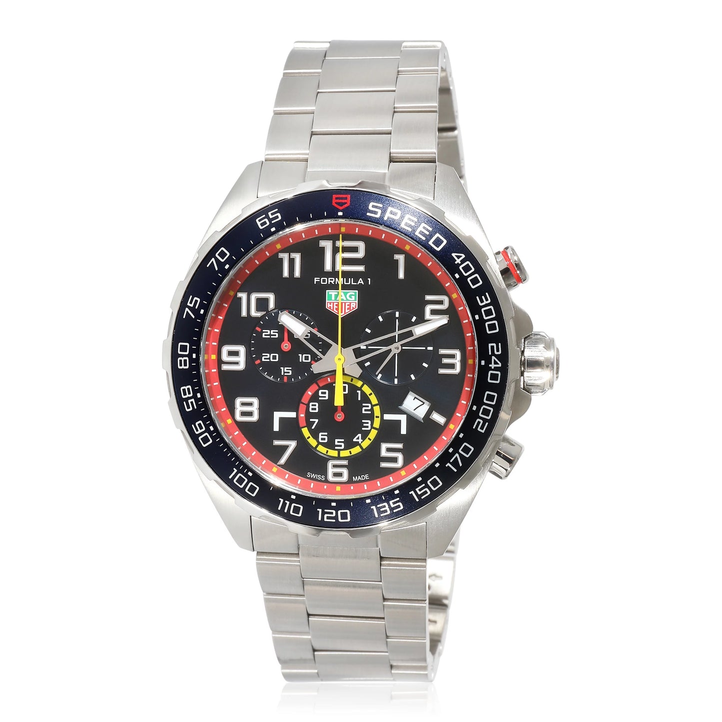 Tag heuer formual 1 "red bull racing" caz101al.ba0842 men's watch in steel pre-owned