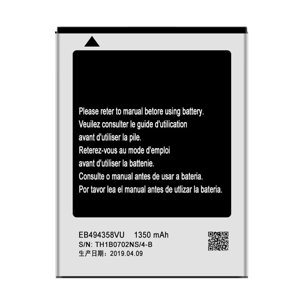 Replacement battery eb494358vu for samsung galaxy ace gt-s5830d tool