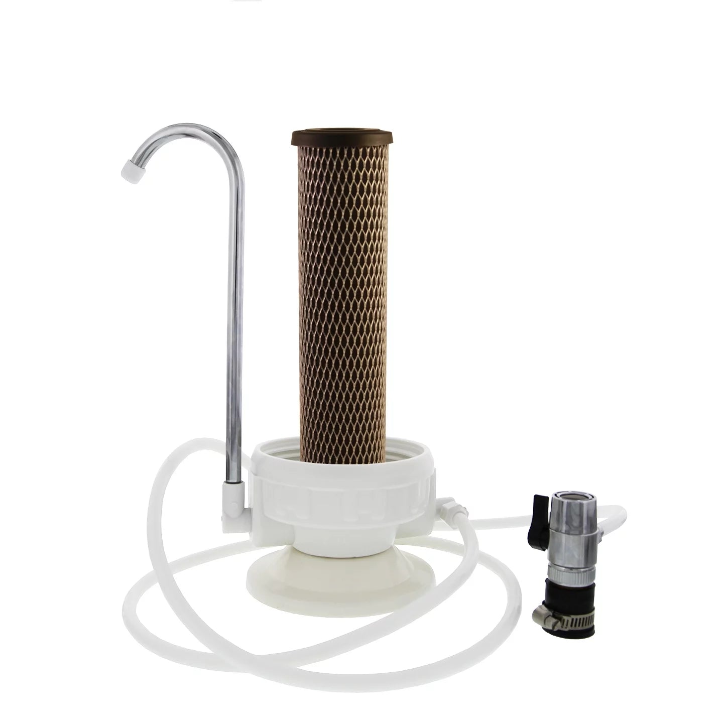 Tier1 countertop drinking water filter system with c1 comparable for sediment and chlorine removal