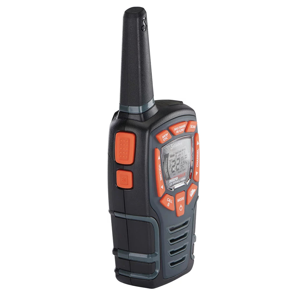 Cobra acxt545 weather-resistant walkie talkies for adults - rechargeable, 22 channels, long range 28-mile two-way radio set (2-pack)