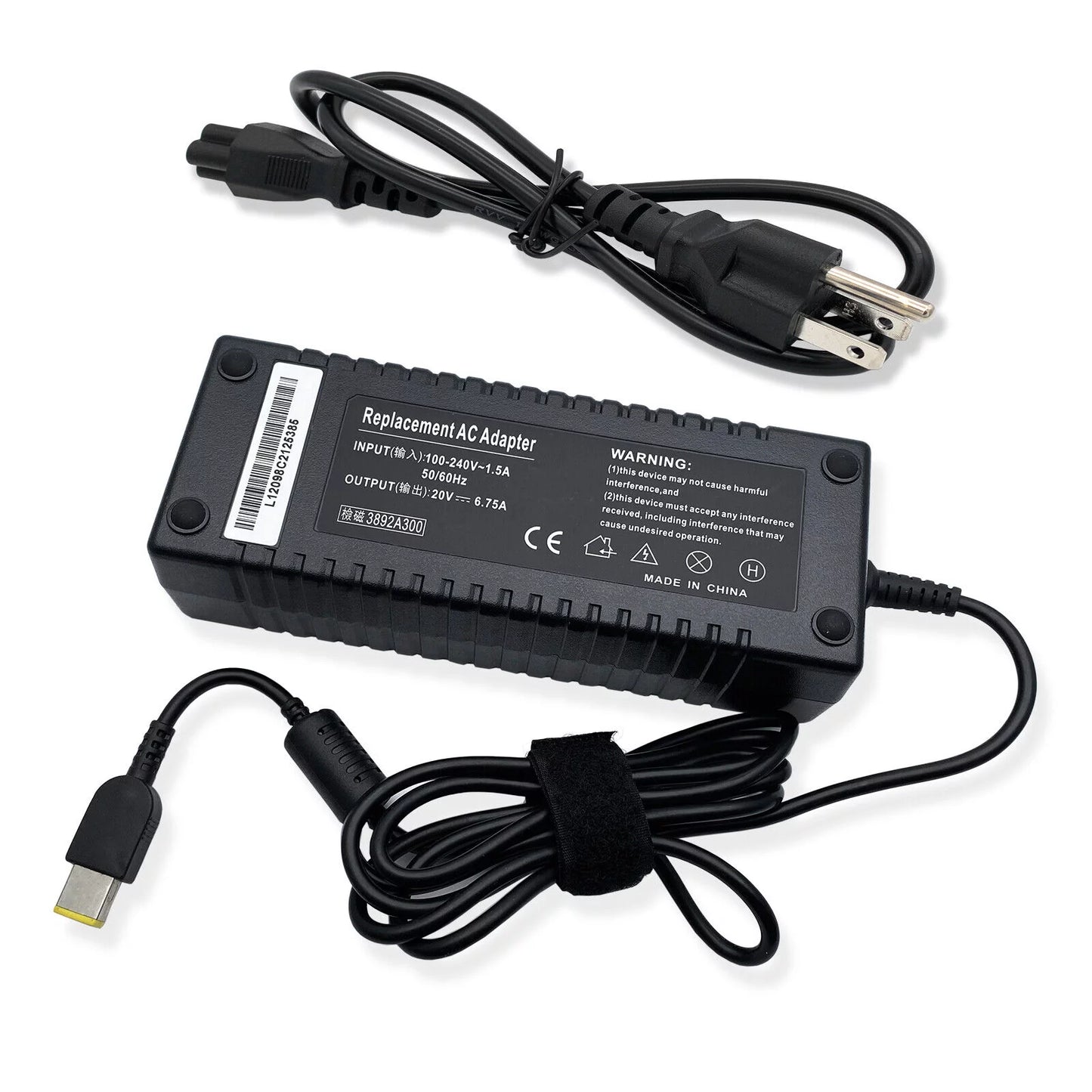 New ac power adapter charger for lenovo thinkpad t440p t530 t540p w540 cord 20v