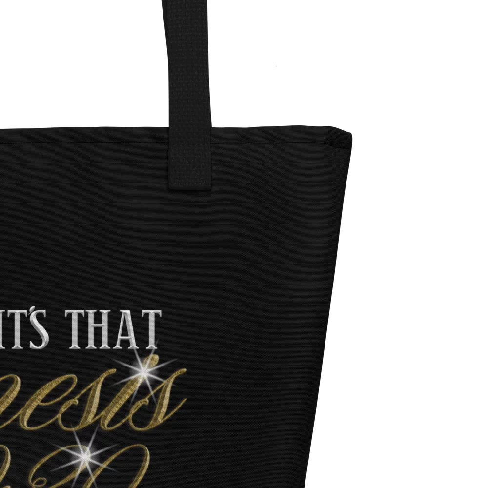 Genesis 50:20 kinda love groove large tote bag