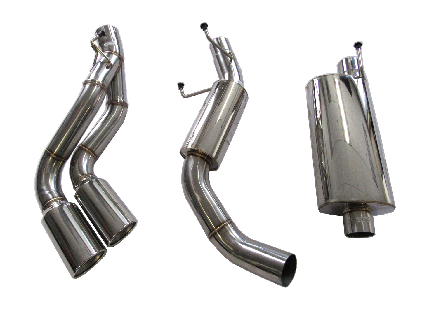 S/s catback exhaust fitment for 14 to 22 dodge ram 2500/3500 6.4l cc by obx-rs