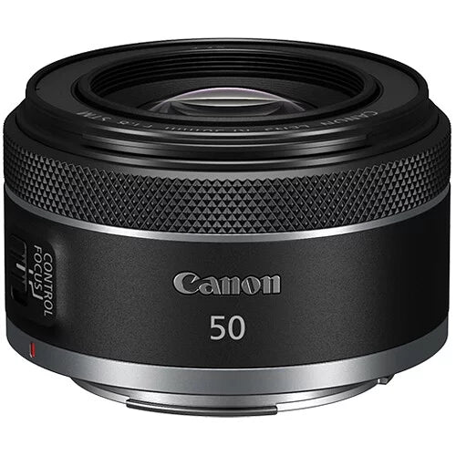 Canon rf 50mm f1.8 stm: for canon full frame mirrorless rf mount cameras [eos r, eos rp, eos r5, eos r6] + pixi -starter bundle (international version)