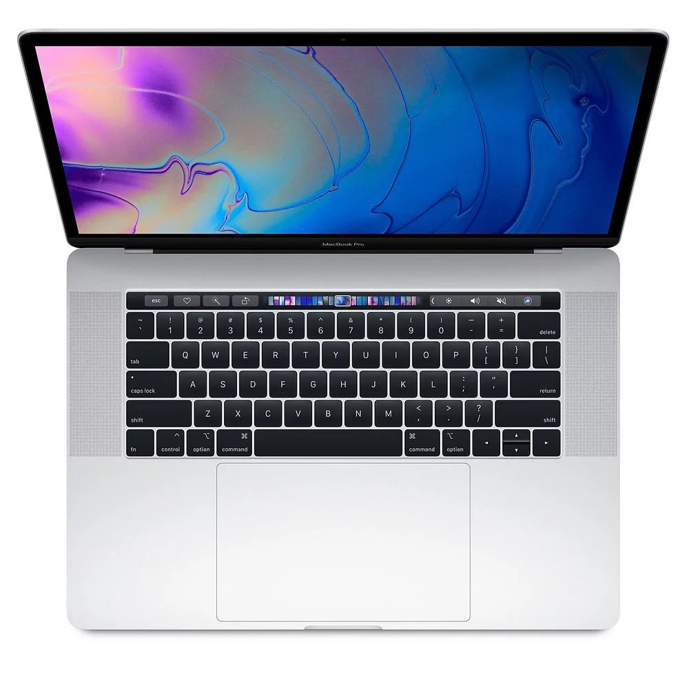 Apple a grade macbook pro 15.4-inch (retina, silver, touch bar) 2.2ghz 6-core i7 (mid 2018) mr962ll/a 1tb ssd 16gb memory 2880x1800 display mac os sierra power adapter included