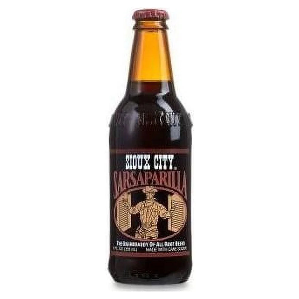 Sioux city sarsaparilla - 12 oz (24 glass bottles)