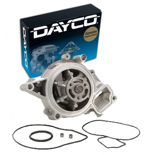 Dayco engine water pump compatible with chevrolet equinox 2.4l l4 2010-2017