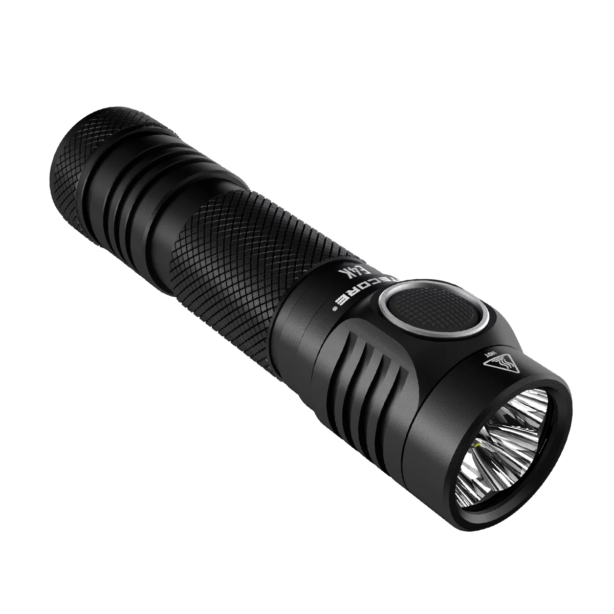 Combo: nitecore e4k flashlight -1x nitecore 21700 rechargeable li-ion battery included w/offset mount