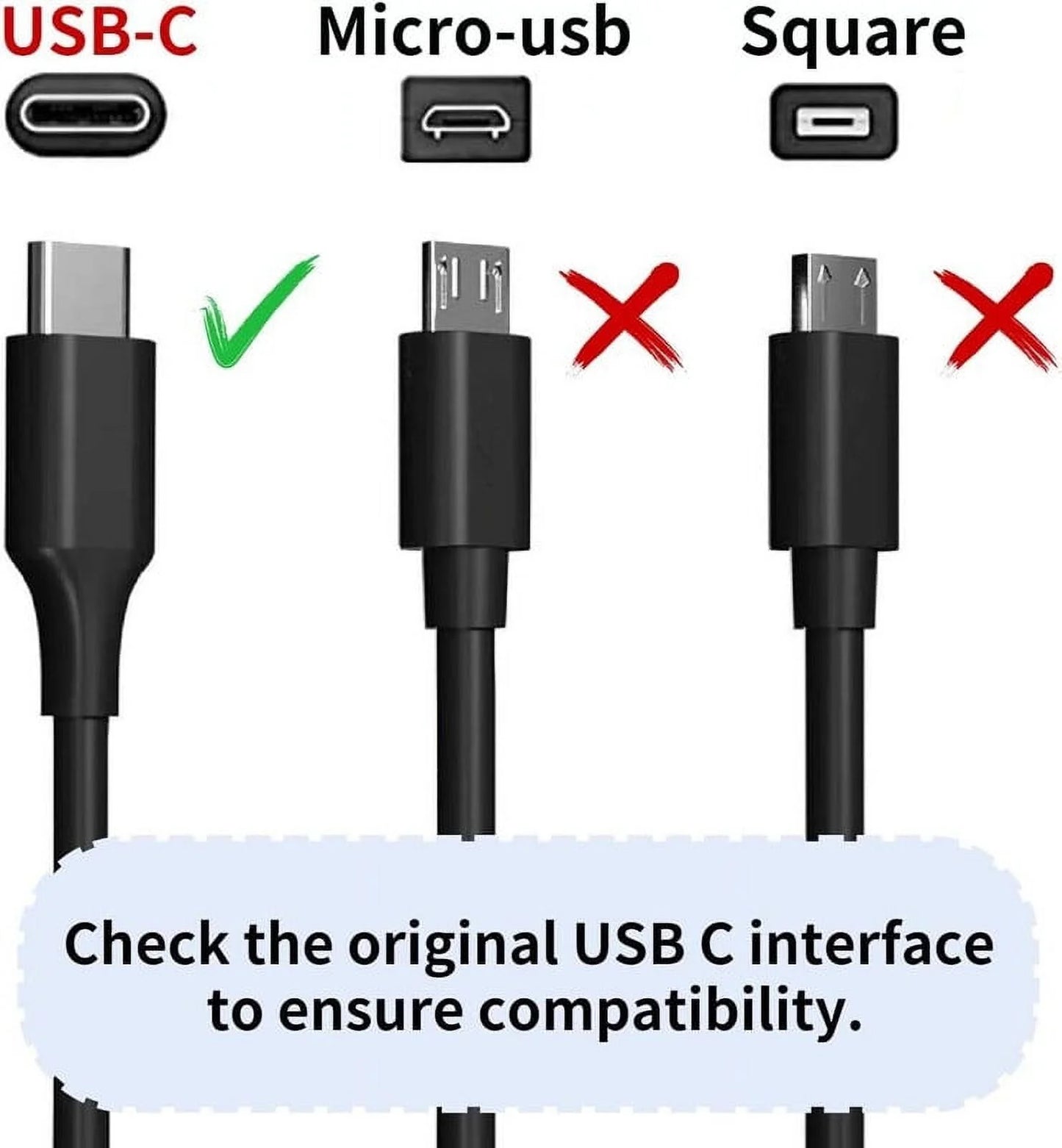 Nuxkst 65w usb-c ac adapter for lenovo thinkpad 11e yoga gen 6 20sf0003us power supply charger