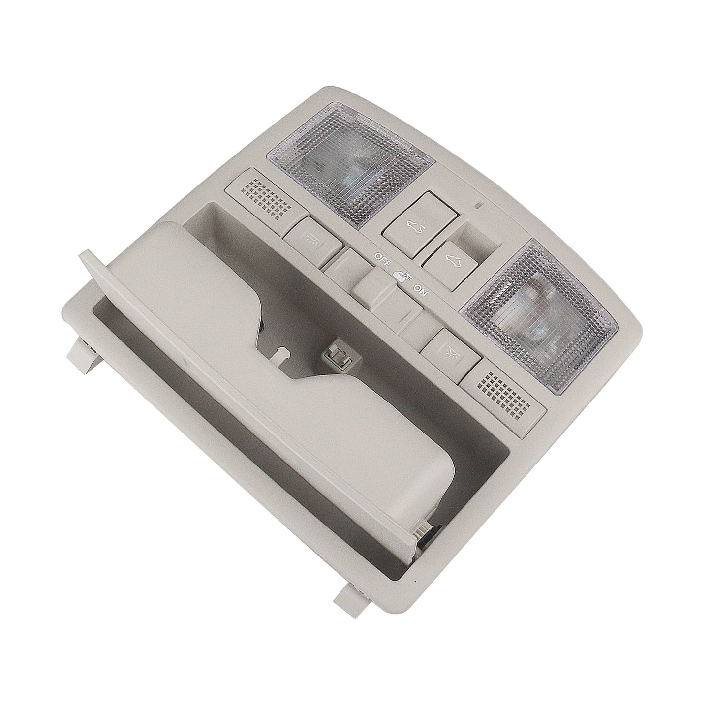 Overhead console reading light w/ sunroof switch for mazda 6 2009-2013 cx-9 2010-2015 gray