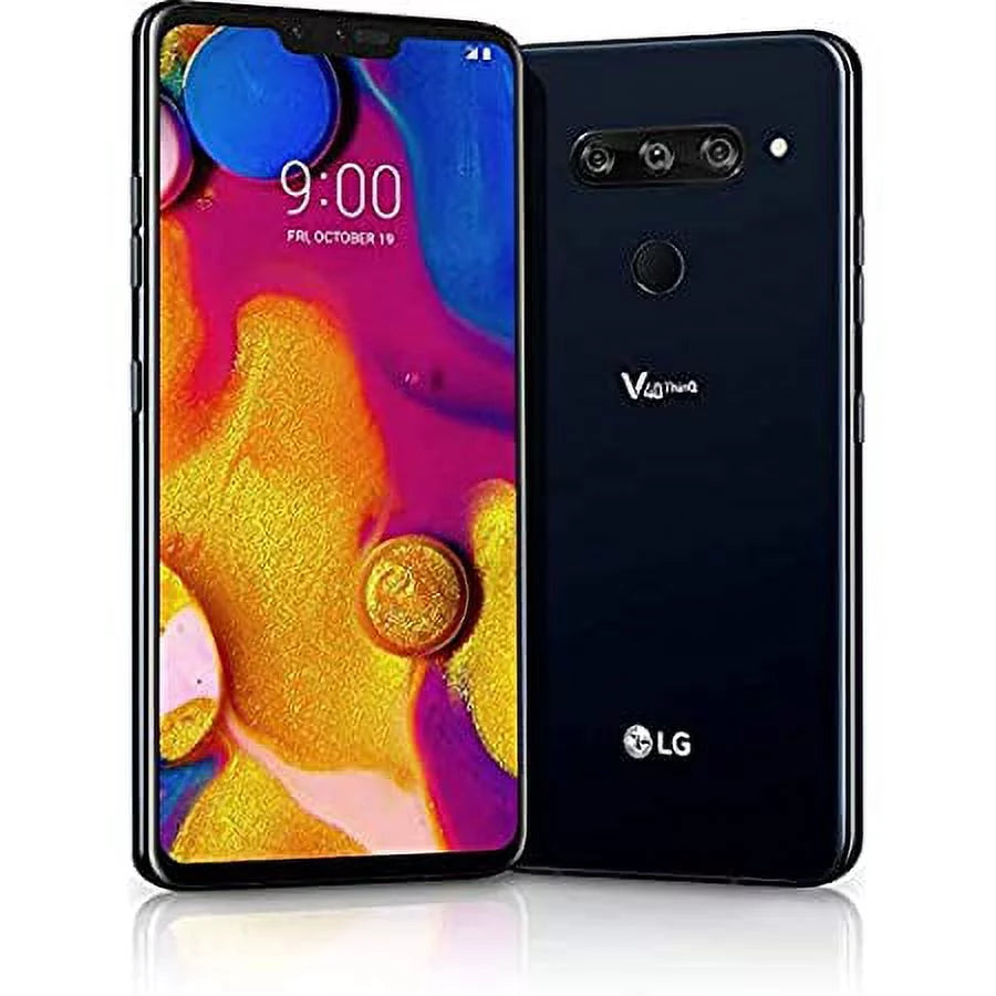 Used lg v40 thinq v405uab 64gb black verizon only 6.4" (used)