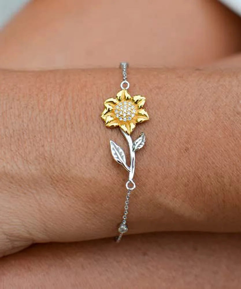 Amangny cheap wife gifts, i wish that our love will last and grow stronger with each, sarcastic holiday sunflower bracelet gifts for wife, fancy wife gift ideas, luxury wife gifts, unique wife gifts,