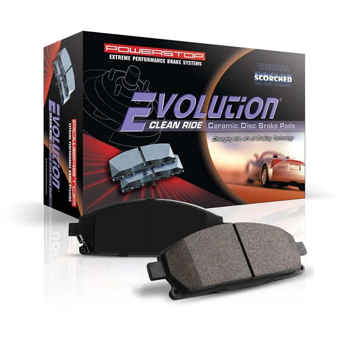 Power stop rear z16 evolution ceramic brake pads 16-1259