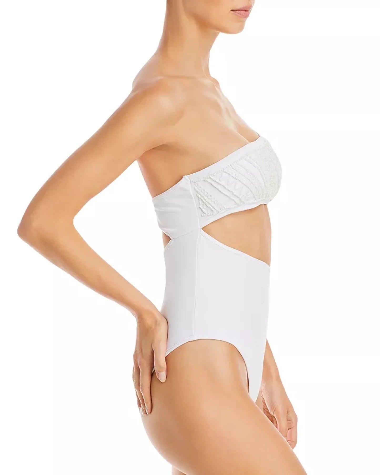 Ramy brook jamie asymmetric one piece swimsuit