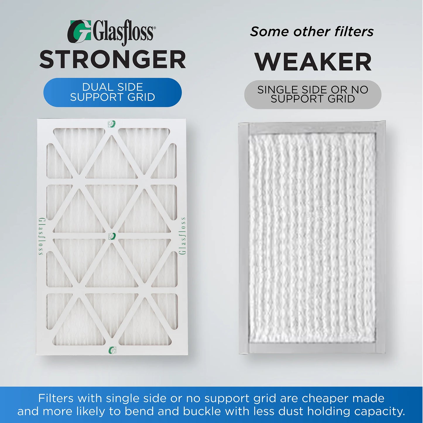 20x24x4 merv 10 pleated ac furnace air filters by glasfloss industries. ( 3 pack ) exact size: 19-3/8 x 23-3/8 x 3-3/4