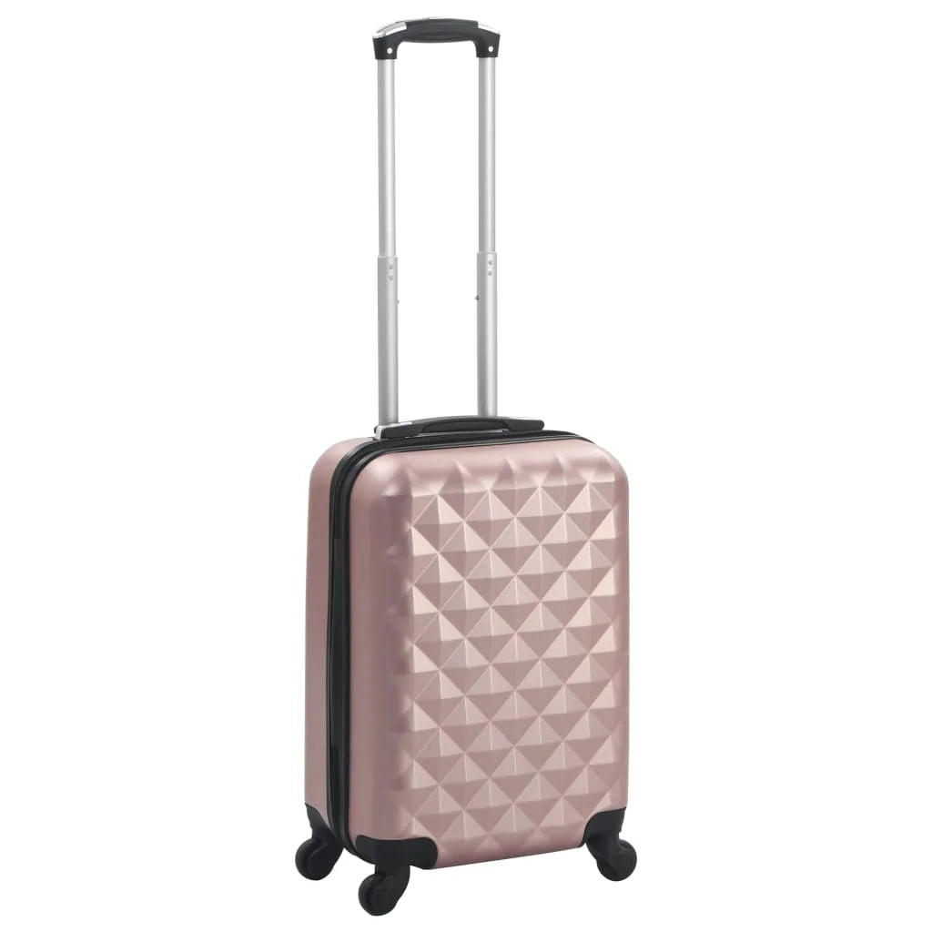 Andoer parcel,internal 21.7" x rose abs dimensions abs shell x 8.7" locks and shell castors suitcase shell bussiness 21.7" x 14.2" 1106442a withlocks vidaxl with