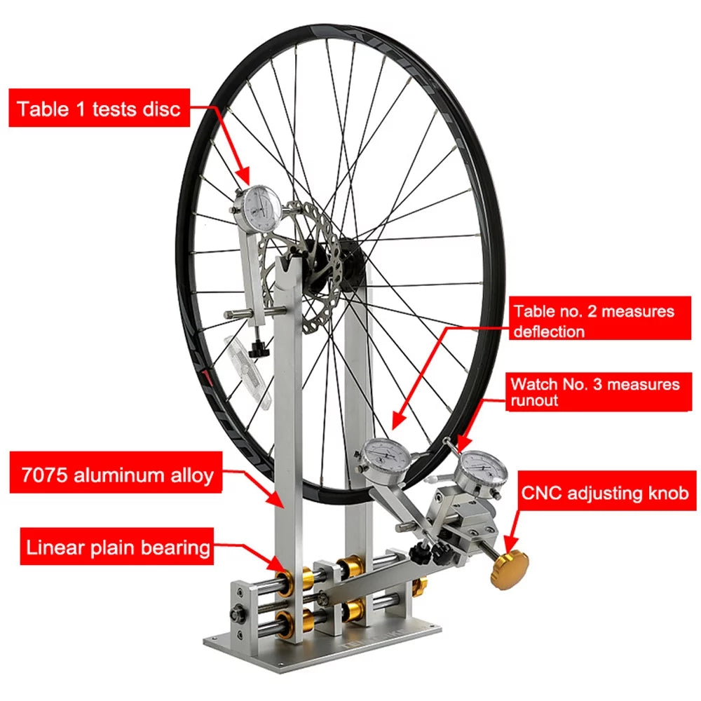 Owsoo mtb road bike wheel tools wheel truning stand rims correction stand calibration stand