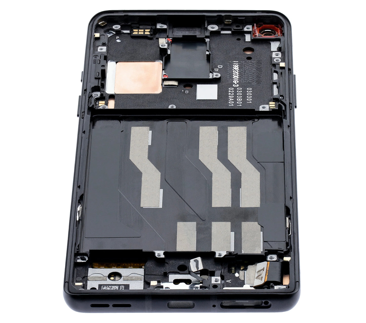 Replacement oled assembly with frame compatible for oneplus 8 / 5g (non-verizon 5g uw frame) (refurbished) (onyx black)