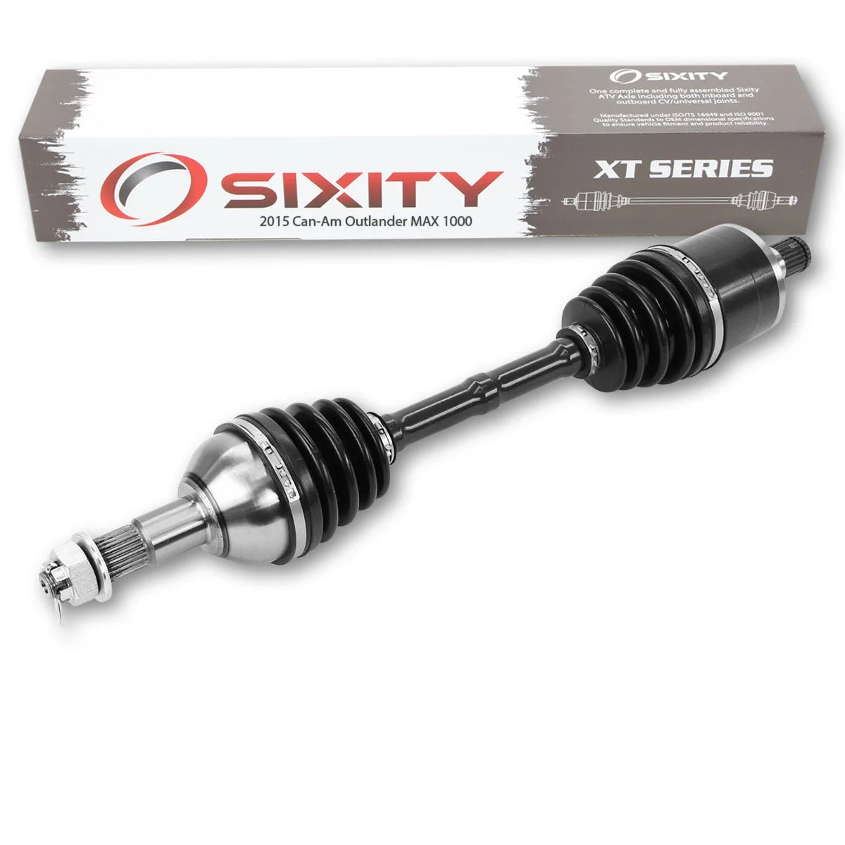 Sixity xt rear left axle compatible with can-am outlander max 1000 2015 - efi std ltd 4x4