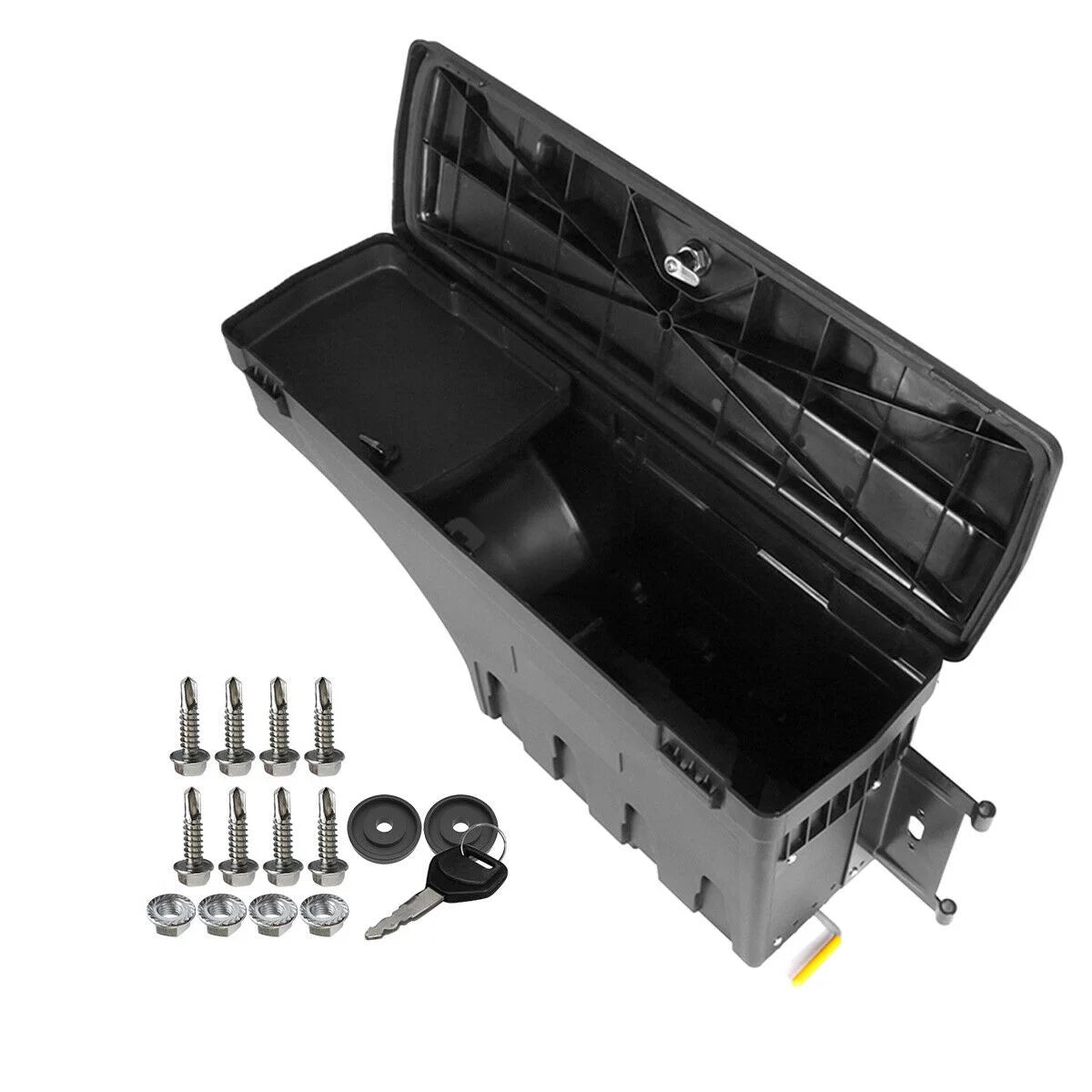 Teledu rear passenger right side truck bed storage box tooloriginal packaging for 2018-2019 ford f-150