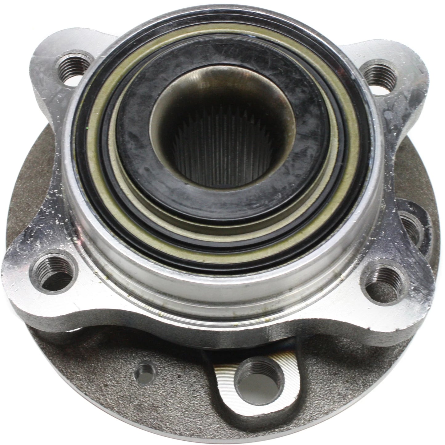 Wheel hub compatible with 2003-2007 volvo xc90 6cyl 5cyl 8cyl 3.2l 2.5l 2.9l 4.4l front, left driver or right passenger bearing included