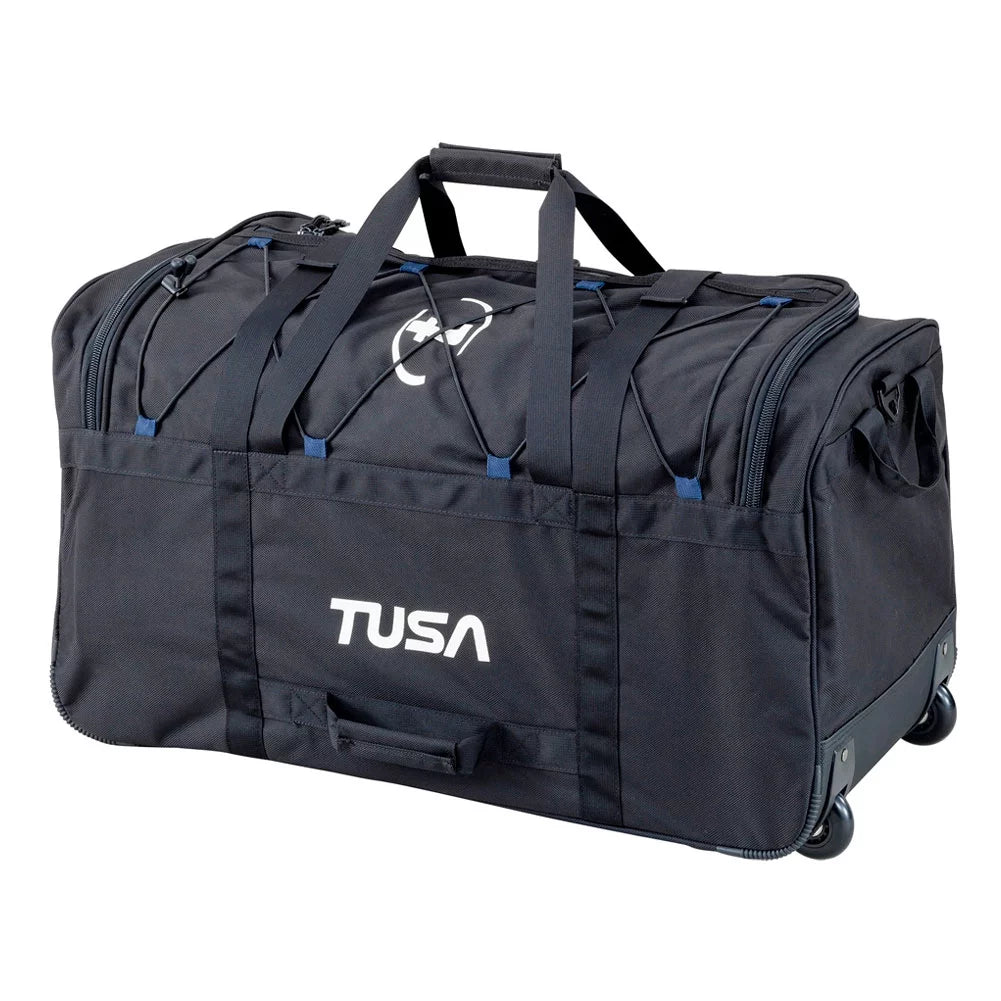 Tusa  adult unisex roller black duffel bag (rd-2-bk)