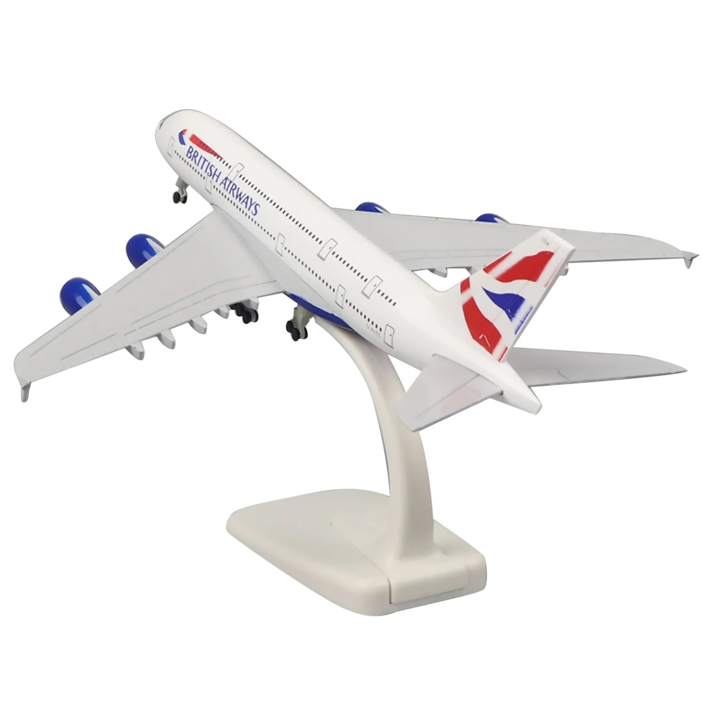 British airways a380 alloy plane model retro and elegant decoration aircraft model for living room or display room