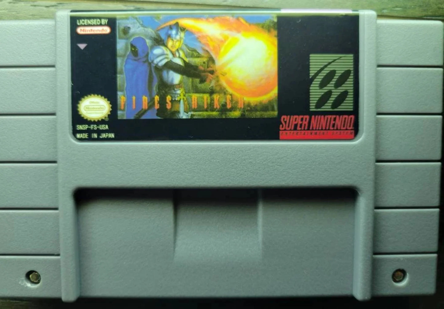 Fire striker - snes - super nintendo ent. system ntsc/pal cartridge