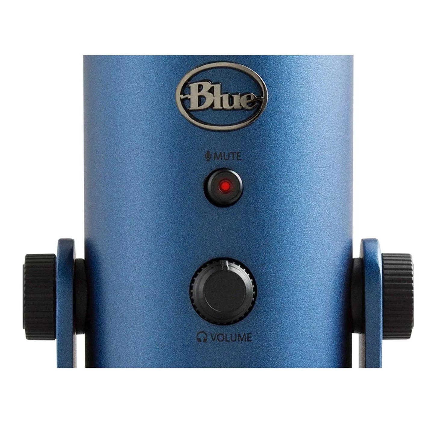 Blue microphones yeti microphone (midnight blue) with boom arm stand, pop filter and shock mount