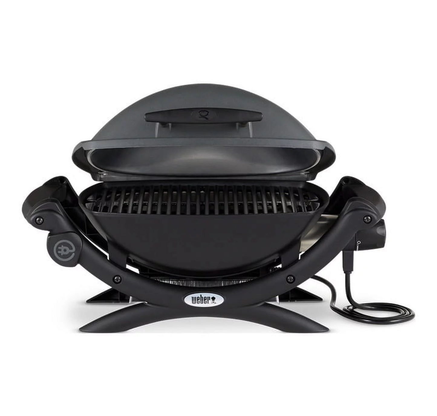 Weber q 1400 electric grill (black) with grill cover